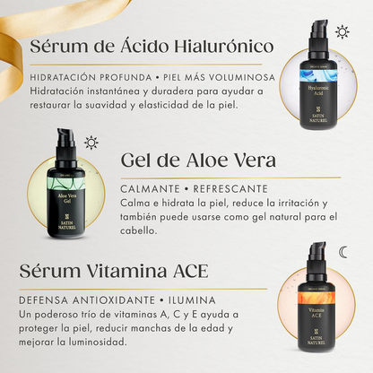 Satin Naturel – Set de Regalo para Mujer 5 x 30 ml