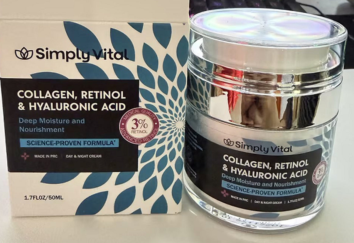 Nownoon – Crema Facial de Colágeno, Retinol y Ácido Hialurónico 55 ml
