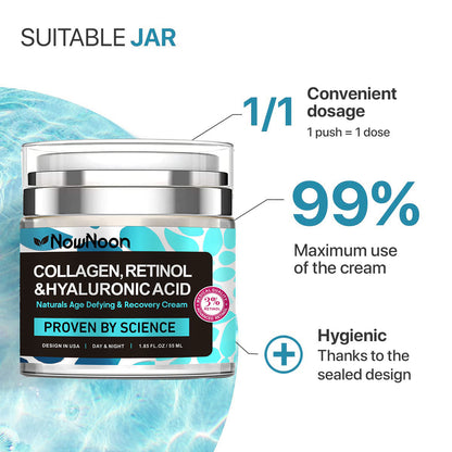 Nownoon – Crema Facial de Colágeno, Retinol y Ácido Hialurónico 55 ml